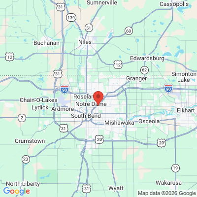 Map to  office in South Bend, IN