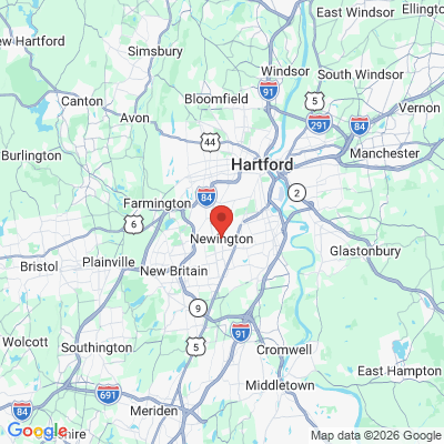 Map to  office in Newington, CT