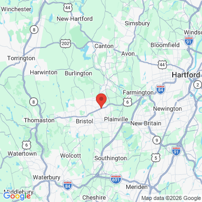 Map to  office in Bristol, CT