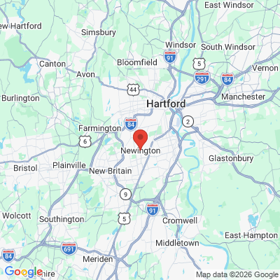 Map to  office in Newington, CT