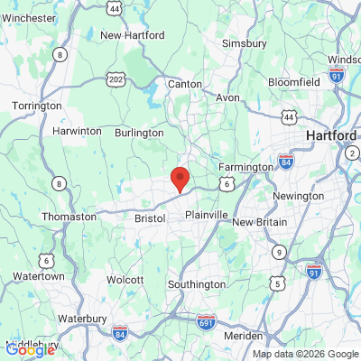 Map to  office in Bristol, CT