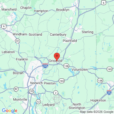 Map to  office in Jewett City, CT