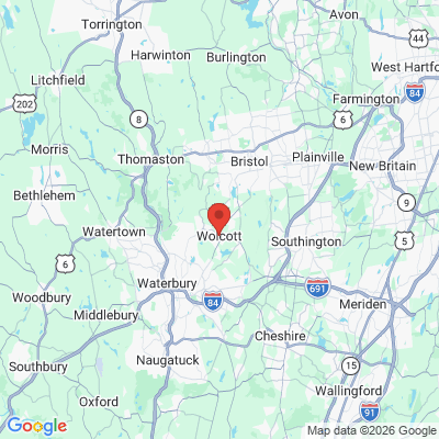 Map to  office in Wolcott, CT