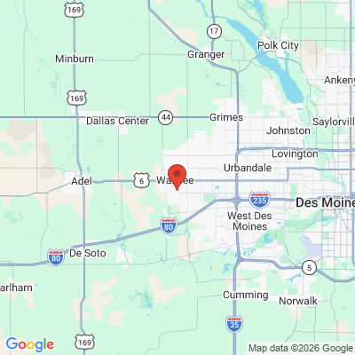 Map to  office in Waukee, IA