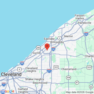 Map to  office in Willoughby Hills, OH
