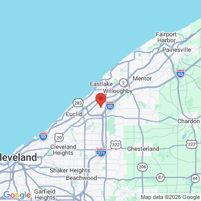 Map to  office in Wickliffe, OH