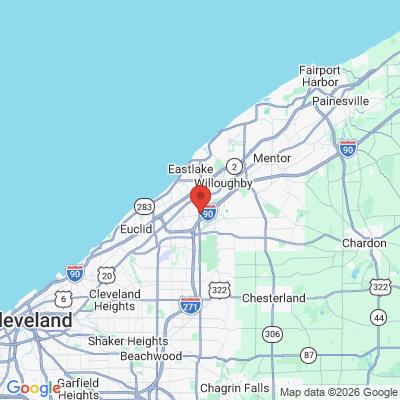 Map to  office in Willoughby, OH