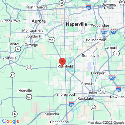 Map to  office in Plainfield, IL