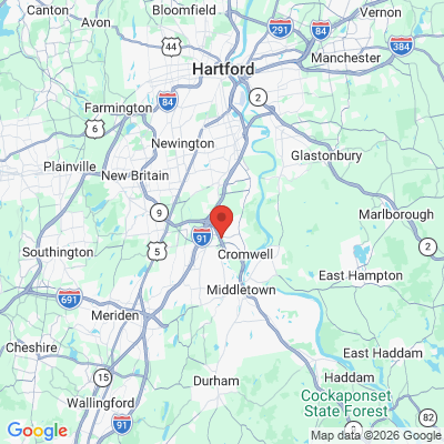 Map to  office in Cromwell, CT