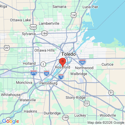 Map to  office in Rossford, OH