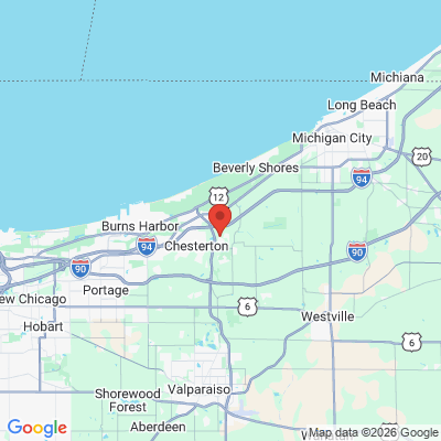 Map to  office in Chesterton, IN