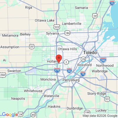 Map to  office in Holland, OH