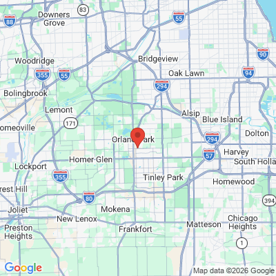 Map to  office in Orland Park, IL