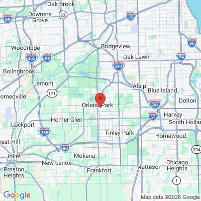 Map to  office in Orland Park, IL