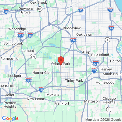Map to  office in Orland Park, IL