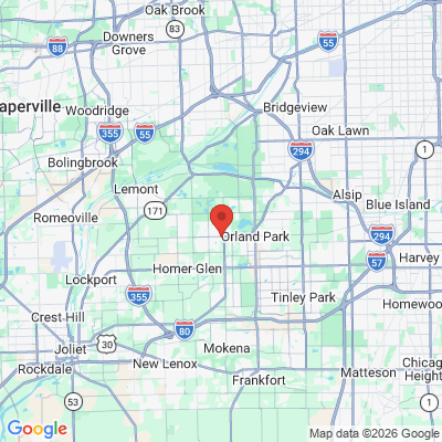 Map to  office in Orland Park, IL