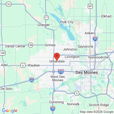 Map to  office in Urbandale, IA