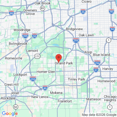 Map to  office in Orland Park, IL
