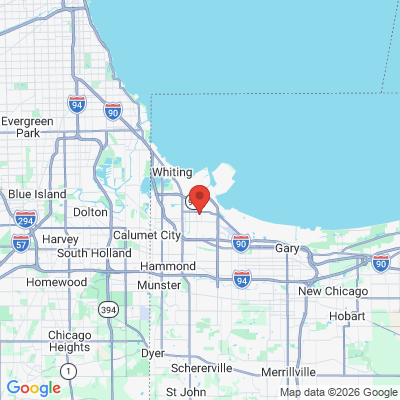 Map to  office in East Chicago, IN