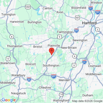 Map to  office in Southington, CT