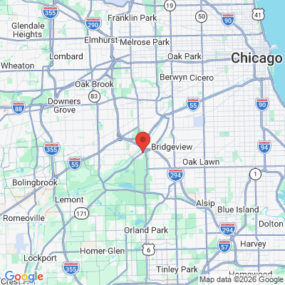 Map to  office in Willow Springs, IL