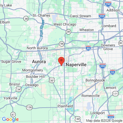 Map to  office in Aurora, IL