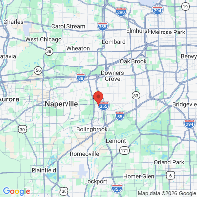 Map to  office in Woodridge, IL