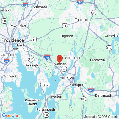 Map to  office in Swansea, MA