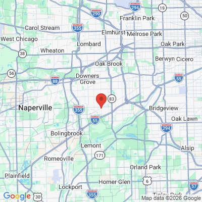 Map to  office in Darien, IL
