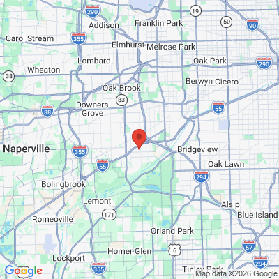 Map to  office in Burr Ridge, IL