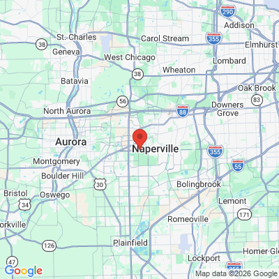 Map to  office in Naperville, IL