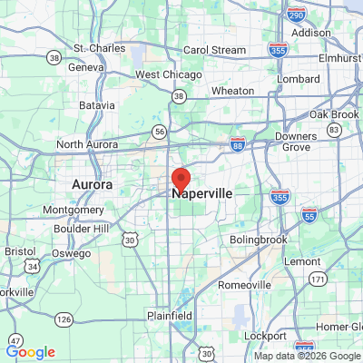 Map to  office in Naperville, IL