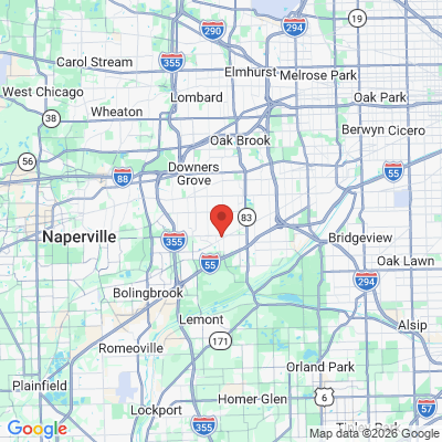 Map to  office in Darien, IL