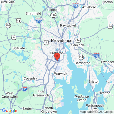 Map to  office in Warwick, RI