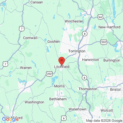 Map to  office in Litchfield, CT
