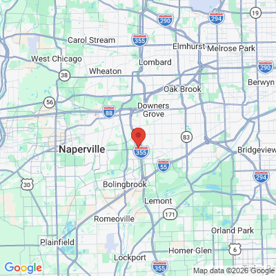 Map to  office in Woodridge, IL