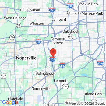 Map to Dr. Priti Jain, DDS office in Woodridge, IL