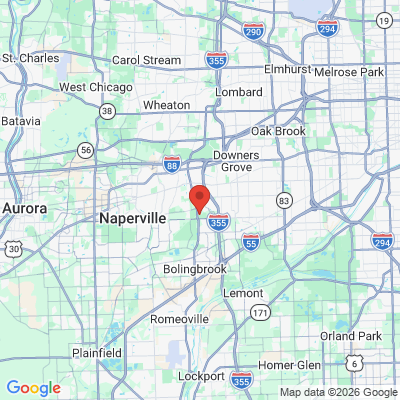 Map to  office in Woodridge, IL