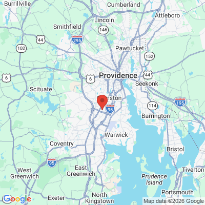 Map to  office in Cranston, RI