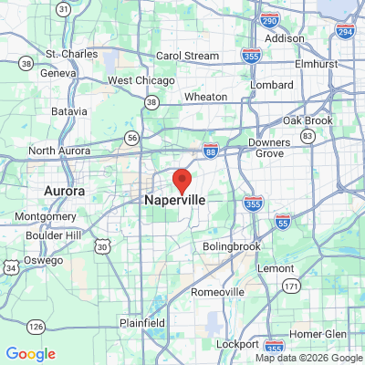 Map to  office in Naperville, IL