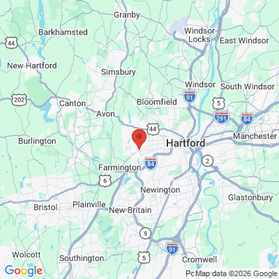 Map to  office in West Hartford, CT