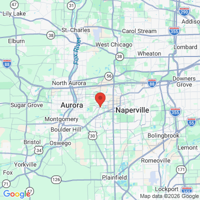 Map to  office in Aurora, IL