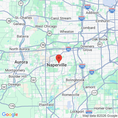Map to  office in Naperville, IL