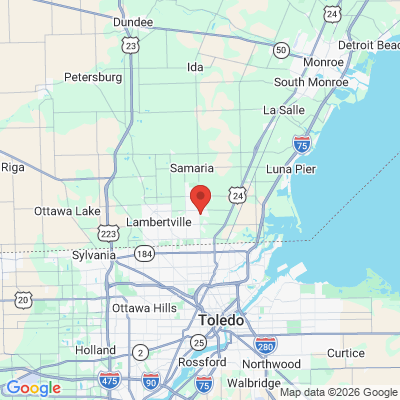 Map to  office in Temperance, MI