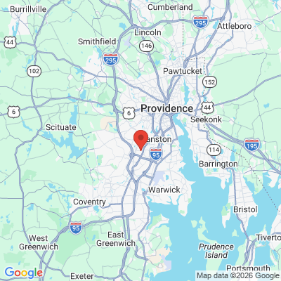 Map to  office in Cranston, RI