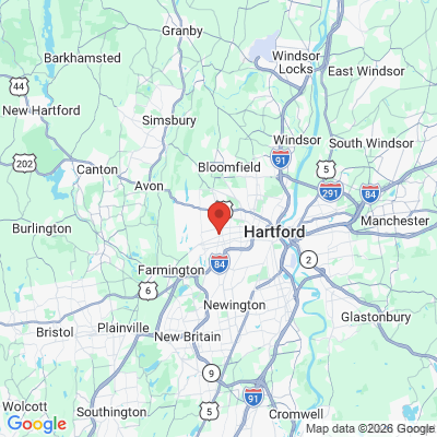 Map to  office in West Hartford, CT