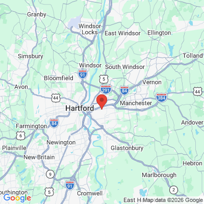 Map to  office in East Hartford, CT