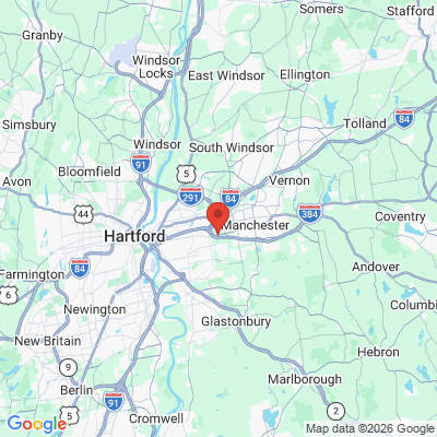 Map to  office in Manchester, CT