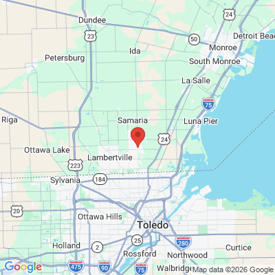 Map to  office in Temperance, MI