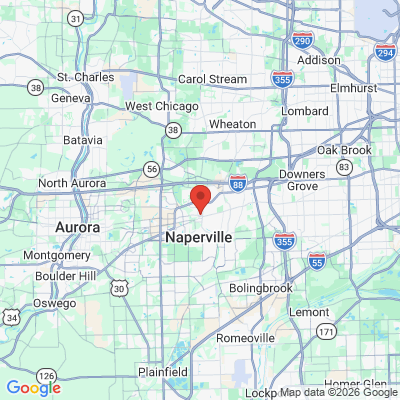 Map to  office in Naperville, IL